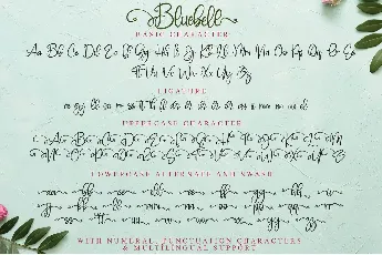 Bluebell font