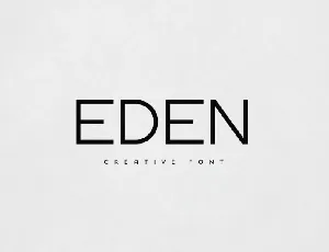 Eden font