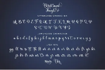 Christmas Jingle - Personal use font