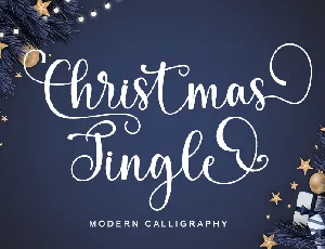 Christmas Jingle - Personal use font