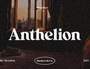 Anthelion font