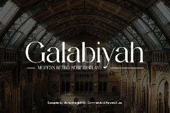 Galabiyah font