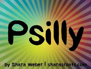 Psilly font