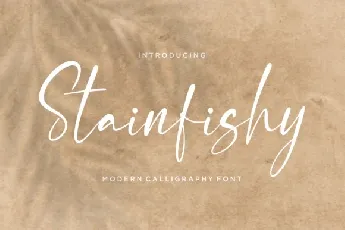 Stainfishy font