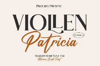 VIOLLEN Patricia Serif font