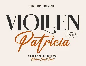 VIOLLEN Patricia Serif font