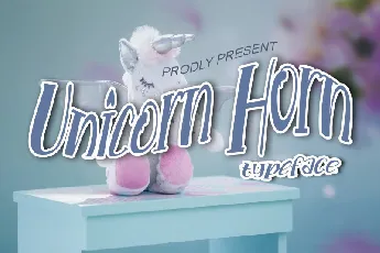 Unicorn Horn font