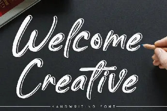 Welcome Creative Script font