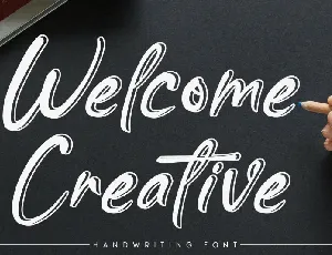 Welcome Creative Script font