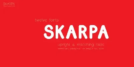 Skarpa Sans Serif font