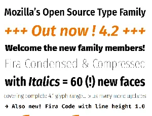 Fira Sans Family font