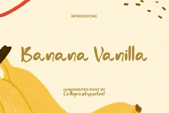 BananaVanillaDemo font