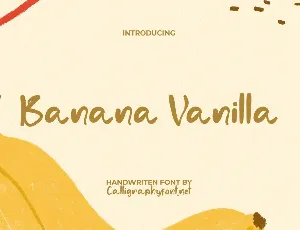 BananaVanillaDemo font