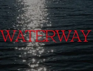 Waterway font