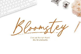 Bloomstey font