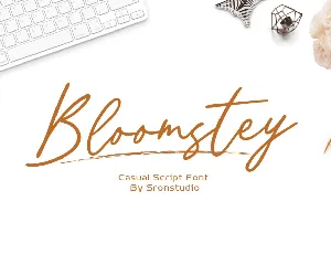 Bloomstey font