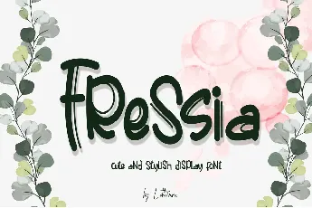 Fressia font