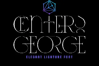 Centers George font