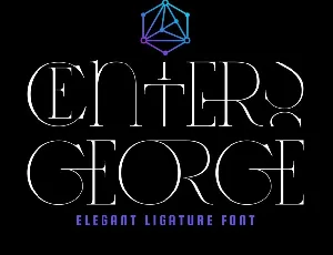 Centers George font