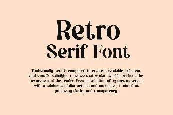 RETROACTIVE font