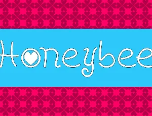 Honeybee font