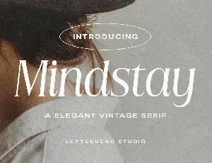 Mindstay font