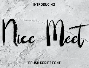 Nice Meet font