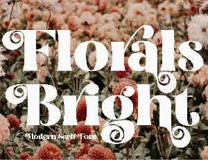 Florals Bright Serif font