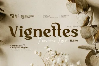 Vignettes Typeface font