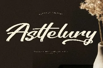 Asttelury font