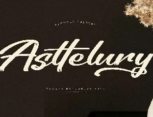 Asttelury font