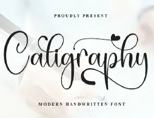 Caligraphy Script font