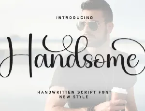 Handsome Calligraphy font