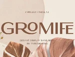 Gromife font