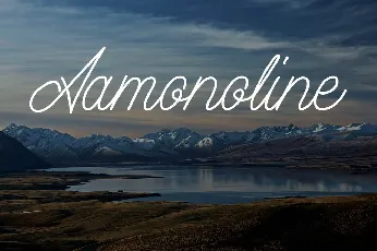 Aamonoline Script Free font