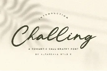 Challing font