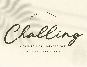 Challing font