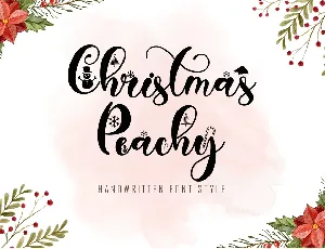 Christmas Peachy font