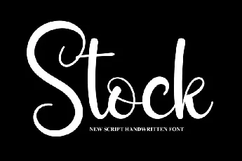 Stock Script font