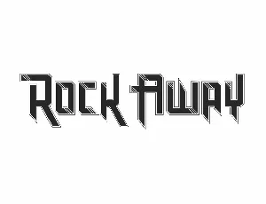 Rock Away font