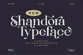 Shandora Typeface font