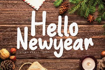 Hello New Year Display font