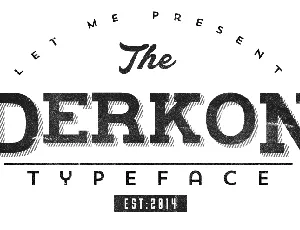 Derkon Typeface font