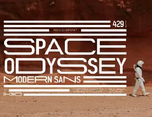 Space Odyssey Typeface font