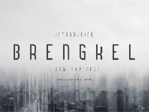 Brengkel Typeface font