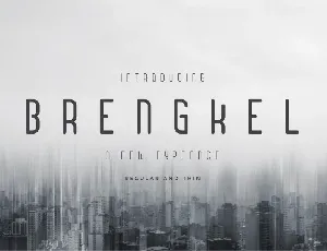 Brengkel Typeface font