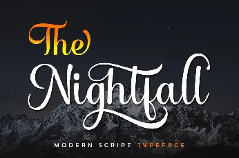 The Nightfall font