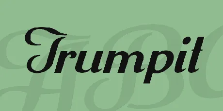 Trumpit font