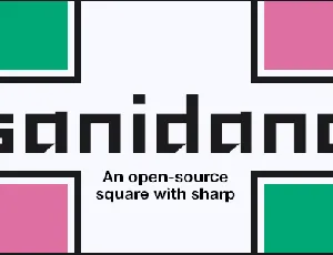 Sanidana font