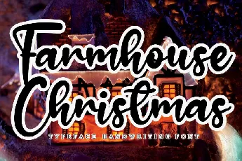 Farmhouse Christmas Script font